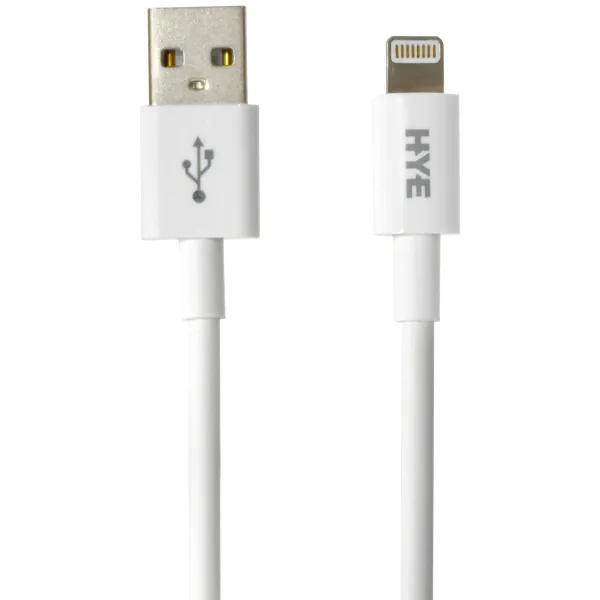 CABO  USB LIGHTNING HYE HYE11 1METRO IPHONE BRANCO