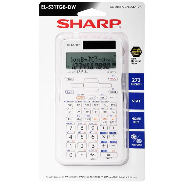 CALCULADORA SHARP EL-531TGBDW CIENTIFICA BRANCO SG