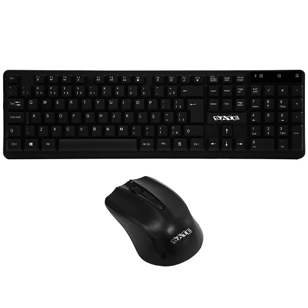 TECLADO SATELLITE AK-741G WIRELESS PORTUGUES+MOUSE PRETO
