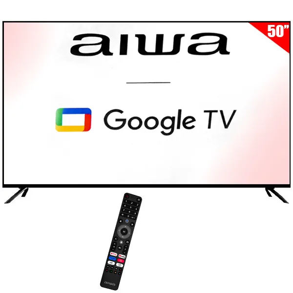 TV  AIWA 50" AW50B4K SMART(1ANO GARANTIA)4K U.HD BT AND/GOOGLE TV+CONV
