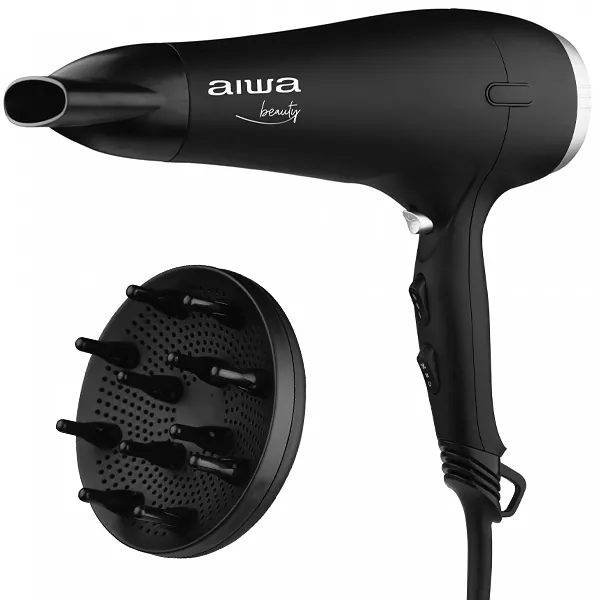 Secador de Cabelo Aiwa Beauty AW-THA2203 2.200 watts 220 - 240 V ~ 50/60 Hz - Preto