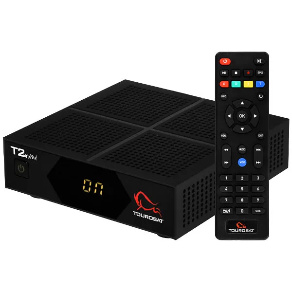 RECEPTOR FTA TOUROSAT T2 MINI WIFI EMBUTIDO PRETO