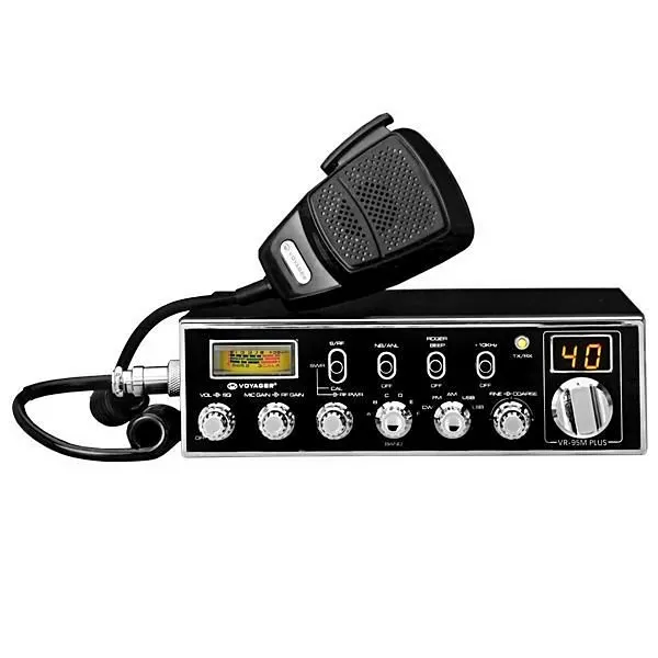 RADIO PX VOYAGER VR-94M PLUS(EL) 271CANAIS FM AM CW LSB PRETO