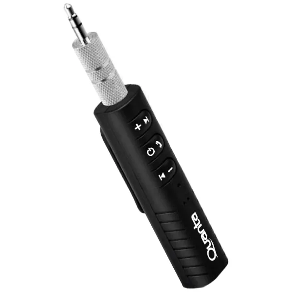 ADAPTADOR P/AUDIO QUANTA QTRABT10 BLUETOOTH 3.5MM PRETO