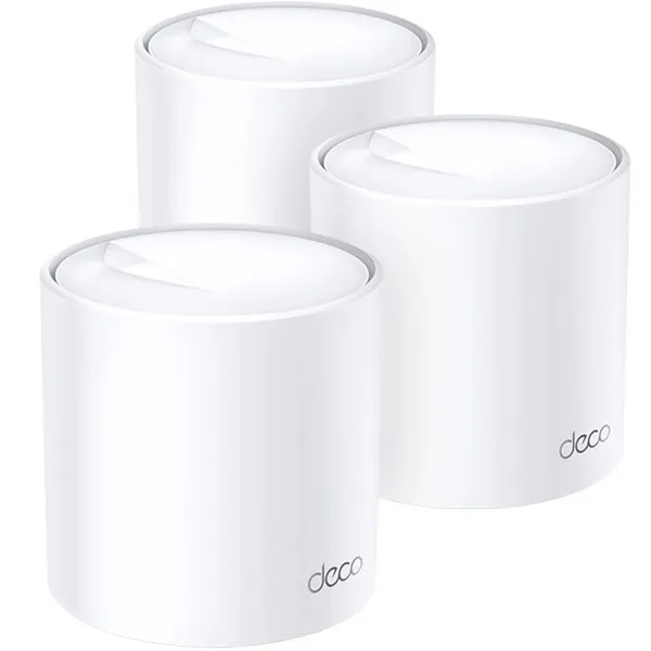 ROTEADOR TP-LINK DECO X20 (3-PACK) AX1800 574MBPS WIFI ANATEL BRANCO