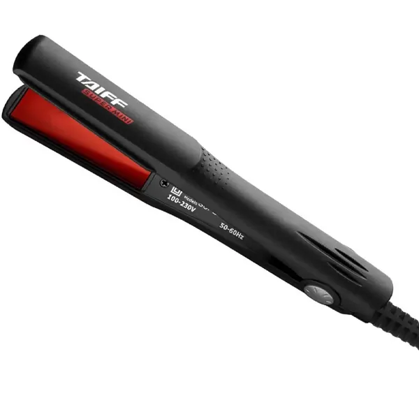CHAPA TAIFF SUPER MINI PROFISSIONAL 25WATTS 2V PRETO/VERMELHO
