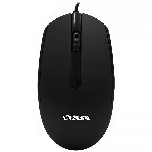 Mouse Satellite A-30 USB hasta 1.000 DPI - Negro