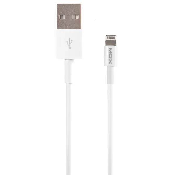 CABO  USB LIGHTNING MOX MO-1001 1METRO BRANCO