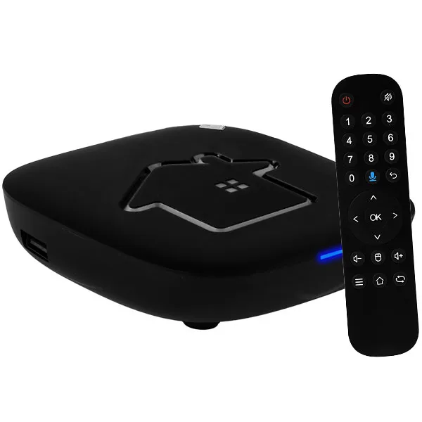 RECEPTOR FTA HTV H8 4K ULTRA HD ANDROID PRETO