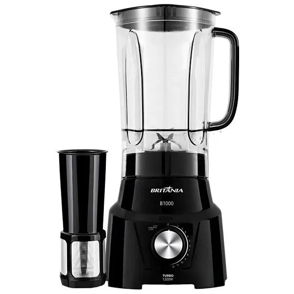 LIQUIDIFICADOR BRITANIA B1000 3LITROS 220/50/60HZ PRETO