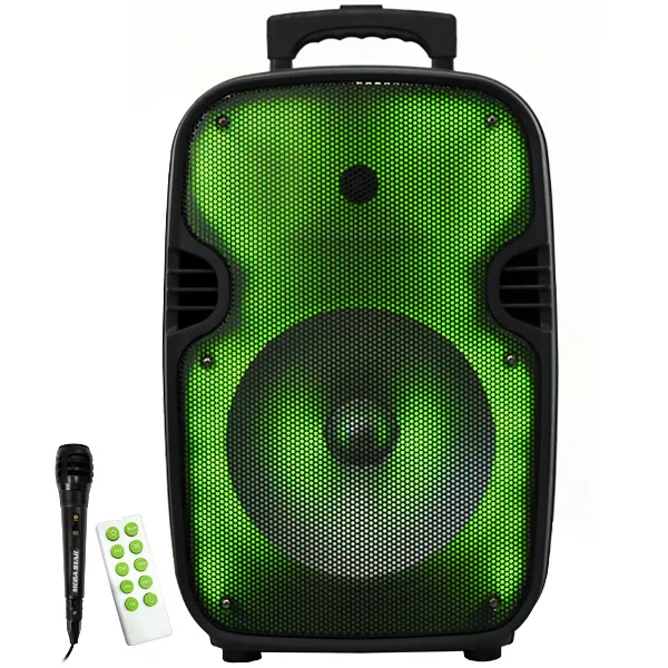 CAIXA KARAOK MEGASTAR SPA1277BT USB BLUETOOTH 1MICROFONE 20000W 2V PRE