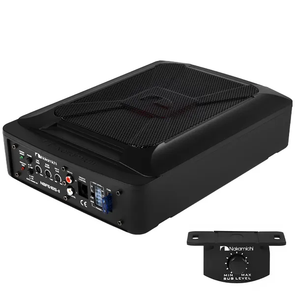 SUBWOOFER AMPLIFICADO NAKAMICHI NBF618SII 650WATTS PRETO