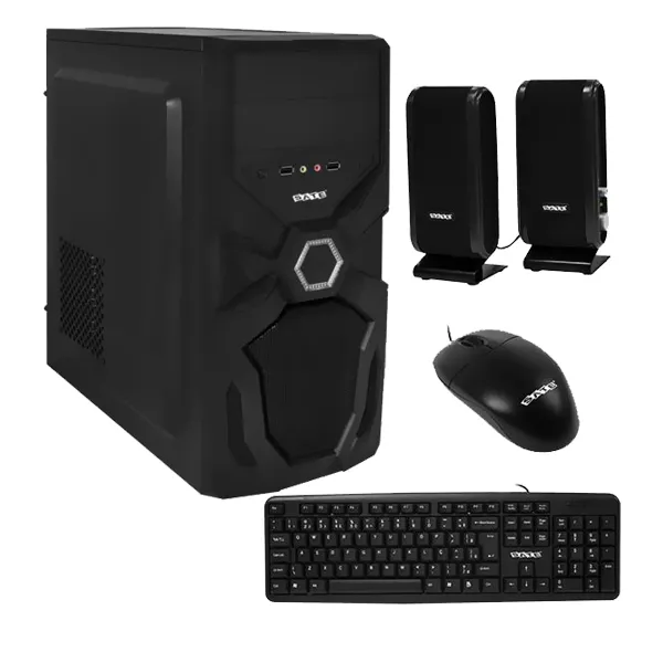 GABINETE SATELLITE K-731 SPEAKER+MOUSE+TECLADO PORTUGUES PRETO