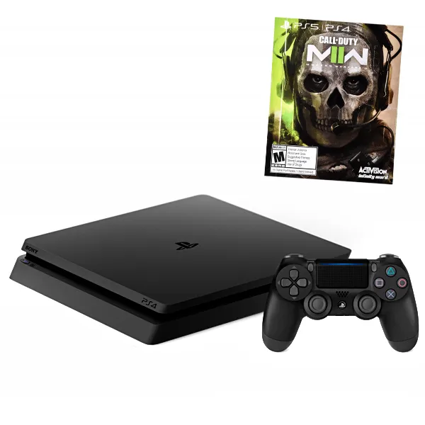 Consola Sony PlayStation 4 Slim 1TB CUH-2215B Full HD + Juego Call Of Duty Modern Warfare II - Jet Black