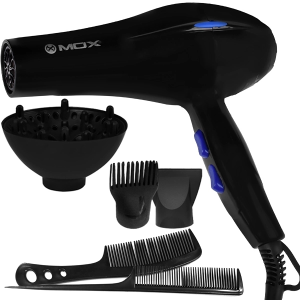 SECADOR MOX MO-HD4001 4000WATTS C/DIFUSOR 220V/50/60HZ PRETO