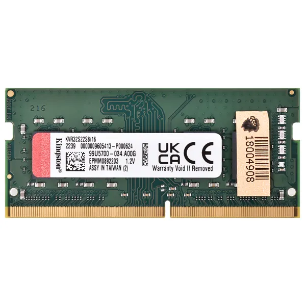 MEMORIA NB KINGSTON DDR4 3200MHZ 16GB KVR32S22S8/16