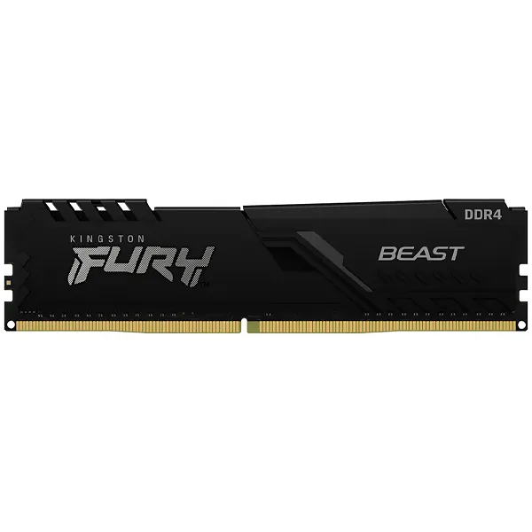 Memoria RAM para PC 4GB Kingston Fury Beast KF426C16BB/4 DDR4 de 2666MHz - Negra