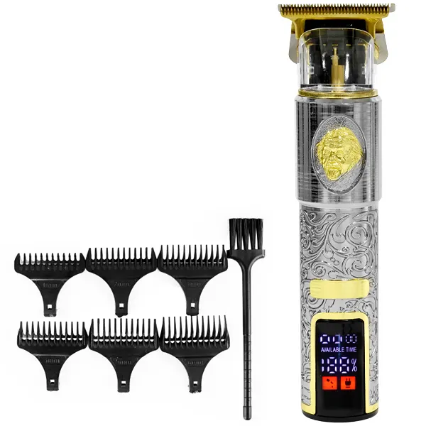 MAQUINA  MORE FITNESS MF038 HAIR CLIPPER RECARREGAVEL 2V SILVER