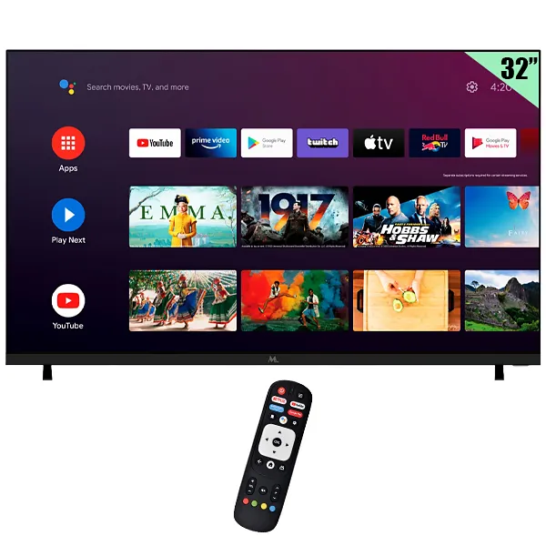TV  MTEK 32" MK32FSAH SMART HD BLUETOOTH ANDROID/GOOGLE TV+CONVERSOR