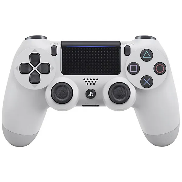 Controle Sem Fio Sony DUALSHOCK 4 CUH-ZCT2U para PlayStation 4 - Branco Glaciar