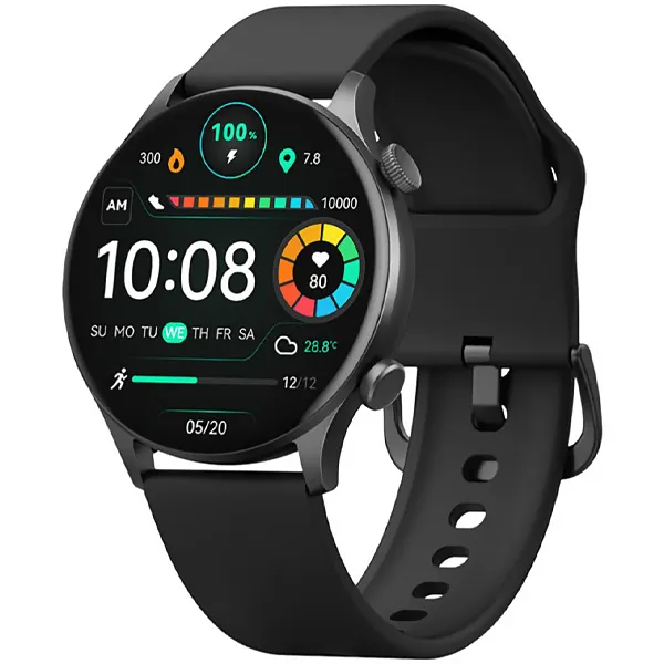 RELOGIO HAYLOU SOLAR PLUS LS16 SMART WATCH PRETO