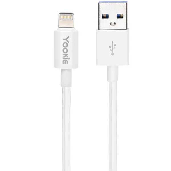CABO  USB LIGHTNING YOOKIE CB1 1METRO BRANCO