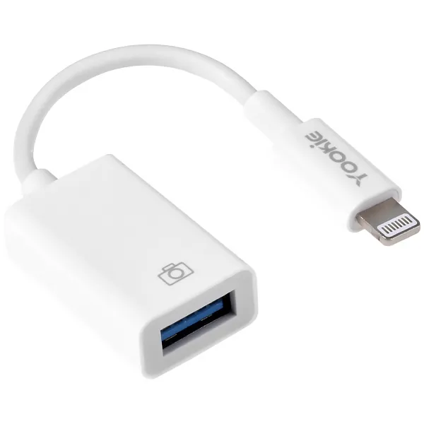 ADAPTADOR USB LIGHTNING YOOKIE YA11 BRANCO
