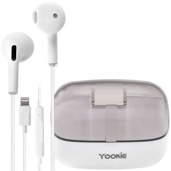 FONE YOOKIE XP206 LIGHTNING C/MICROFONE PEQUENO BRANCO