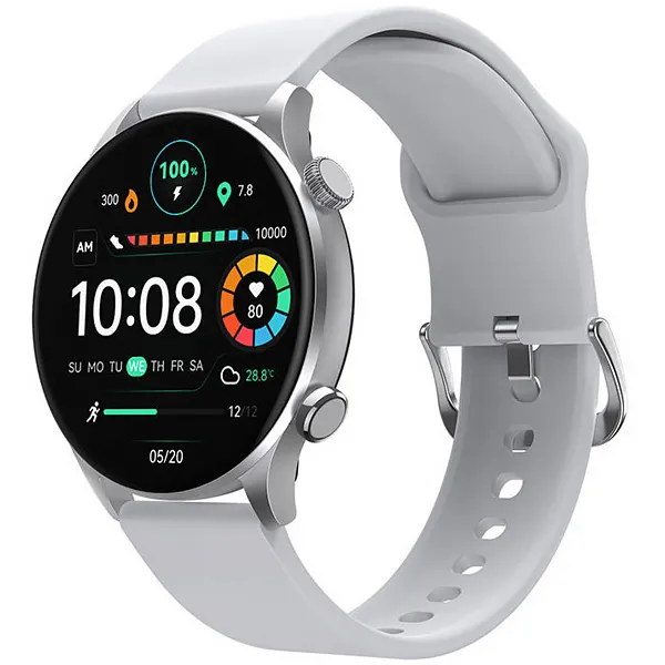RELOGIO HAYLOU SOLAR PLUS LS16 SMART WATCH SILVER