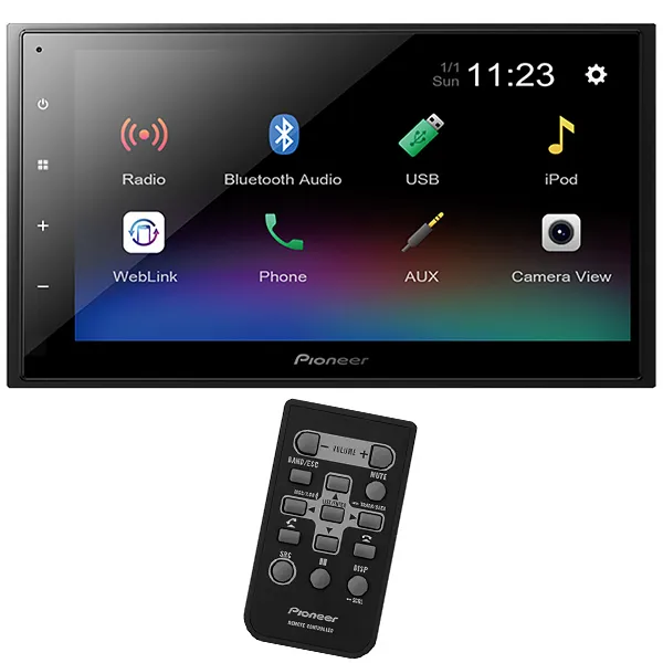 MULT MID PIONEER DMH-A345BT 6.8" ANDROID BLUETOOTH USB PRETO