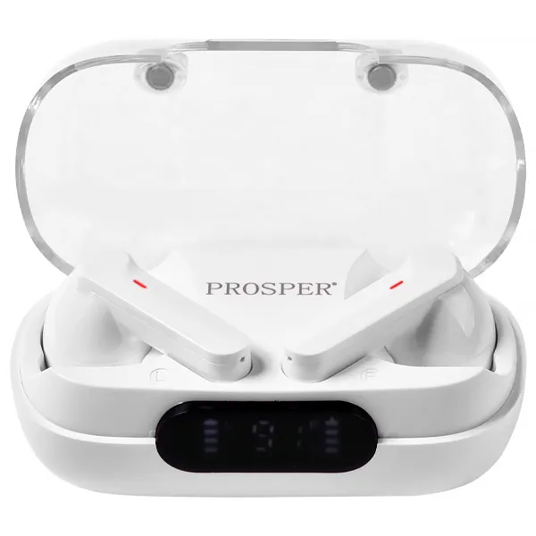 Auriculares Inalámbricos Prosper Apro 12 con Bluetooth y Micrófono - Blanco