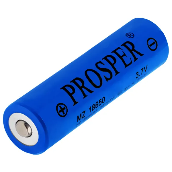 BATERIA PROSPER MZ 18650 RECARREGAVEL P/LANTERNA C/PONTA 2000MAH
