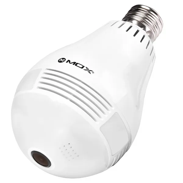 CAMERA IP MOX MO-IC12 SMARTPHONE LAMPADA MICROFONE WIFI 1060P BRANCO