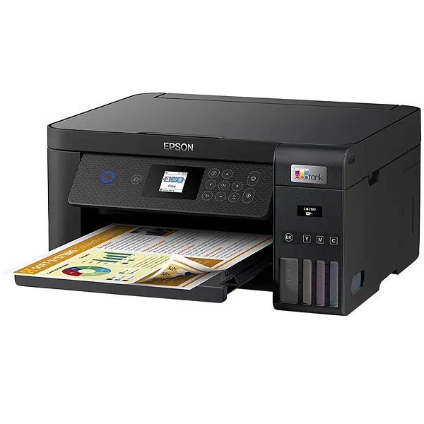 IMPRESSORA EPSON L4260 ECOTANK 3EM1 WIRELESS 2V PRETO SG