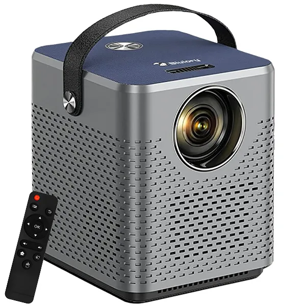 Projetor Blulory T3 de 150 ANSI Lúmens com HDMI e USB Bivolt - Cinza