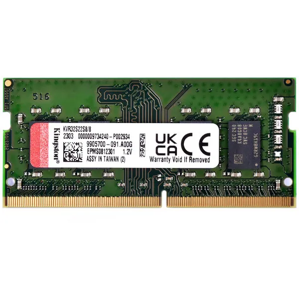 MEMORIA NB KINGSTON DDR4 3200MHZ  8GB KVR32S22S8/8