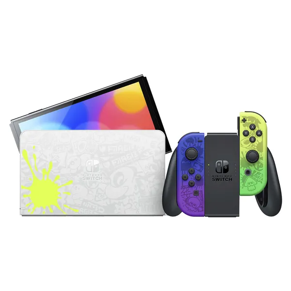 Consola Portátil Nintendo Switch OLED JP Splatoon 3 Especial Edition de 7.0" con 64GB