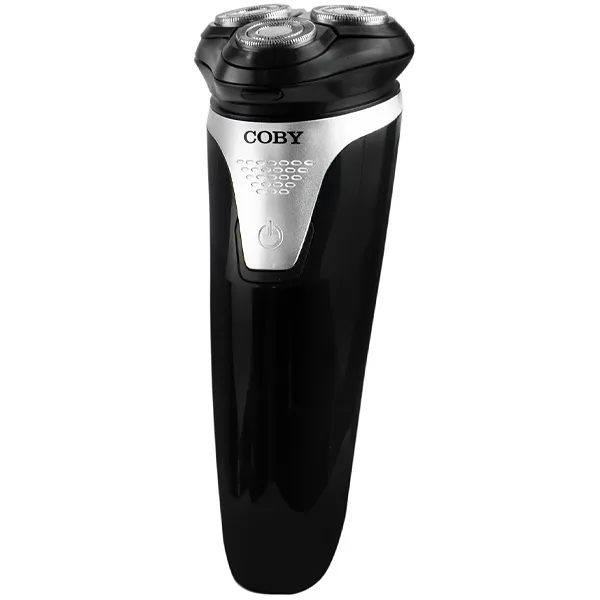 BARBEADOR COBY CY3370-8111 3CABECAS RECARREGAVEL PRETO/SILVER