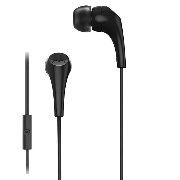 Auriculares Motorola Earbuds 2-S con Micrófono y Cable de 1.2 Metros - Negro