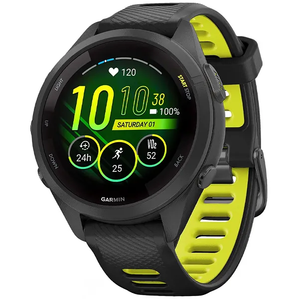 RELOGIO GARMIN FORERUNNER 265S AMOLED SMART WATCH 010-02810-03 PRETO