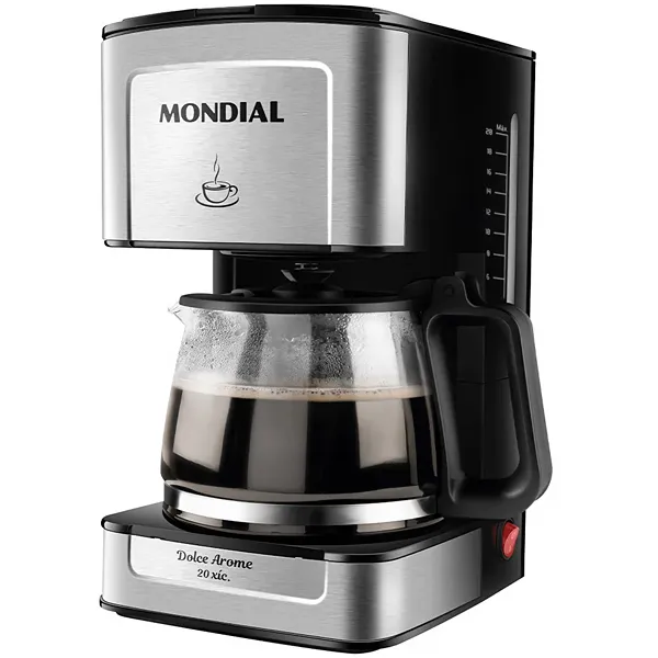 CAFETEIRA MONDIAL C-43-20X-SI DOLCE AROME INOX 550WATTS 220V/50/60HZPR