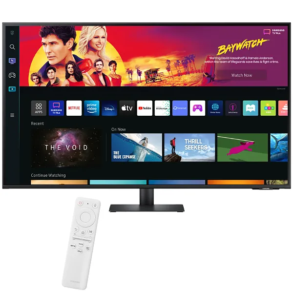 Smart Monitor Samsung S43BM700UL de 43" 4K 21:9 60Hz 4 ms GTG con Wi-Fi/HDMI