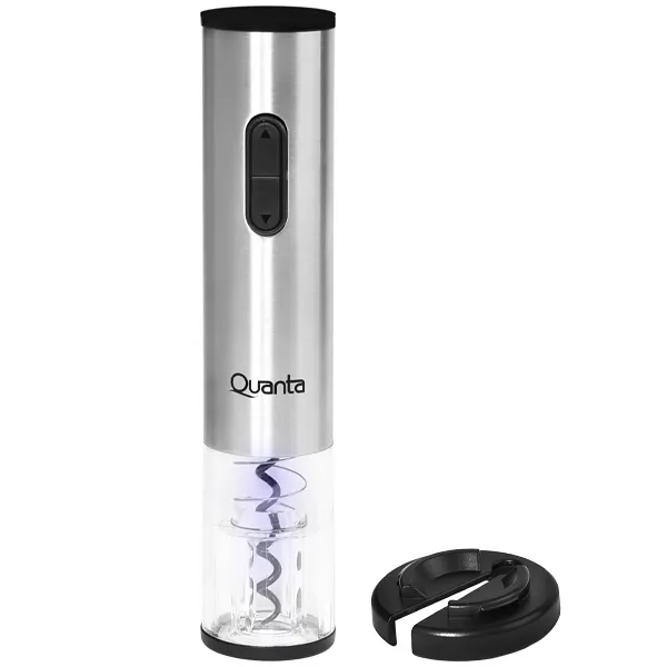 ABRIDOR DE VINHO QUANTA QTAVE91 RECARREGAVEL SILVER
