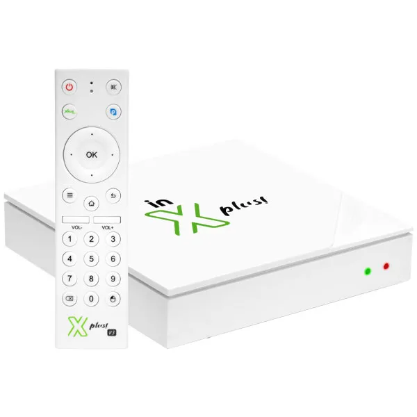 Receptor FTA In XPlus V3 com IPTV de 16GB eMMC/2GB RAM - Branco