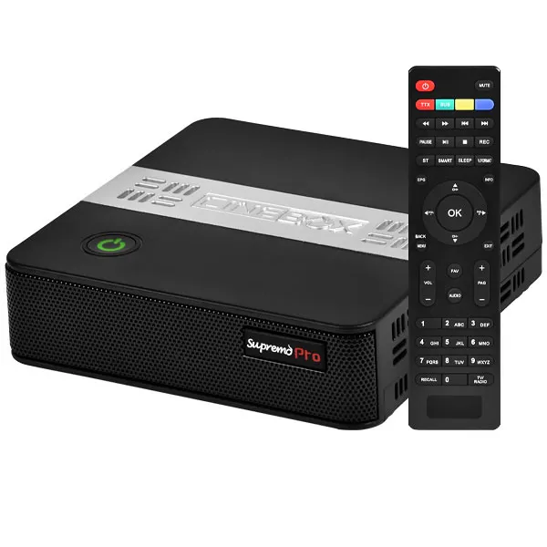 RECEPTOR FTA CINEBOX SUPREMO PRO WIFI EMBUTIDO PRETO