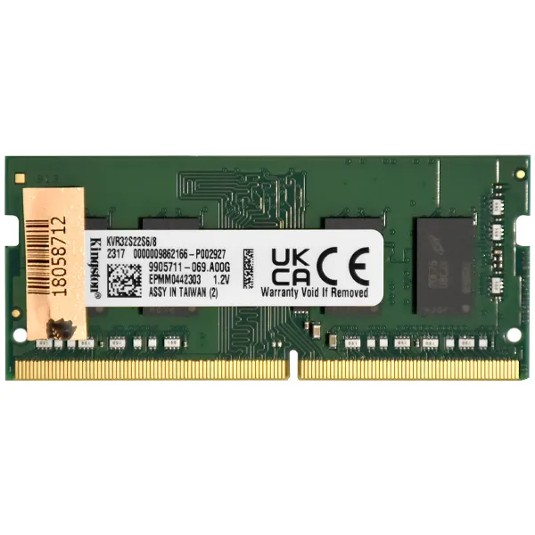 MEMORIA NB KINGSTON DDR4 3200MHZ  8GB KVR32S22S6/8