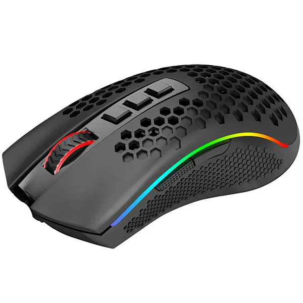 MOUSE REDRAGON M808KS RGB STORM PRO WIRELESS GAMING USB OPTICO PRETO
