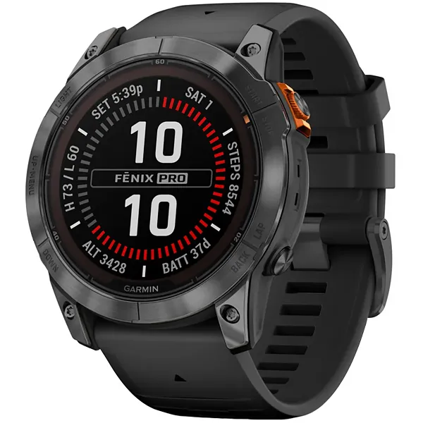 Smartwatch Garmin Fenix 7X Pro Solar 010-02778-01 51 mm com GPS/Wi-Fi - Preto