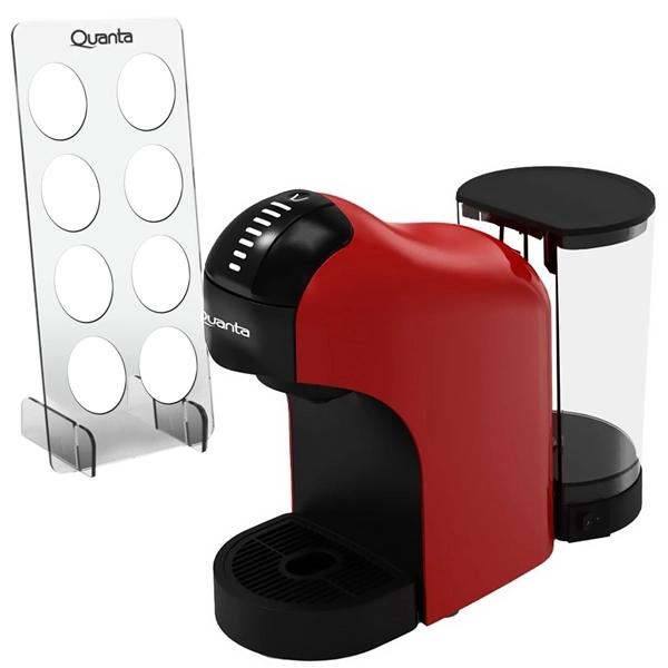 Cafeteira Quanta Pure Flavour 3 em 1 QTCMC50 127V ~ 60Hz - Vermelha/Preta