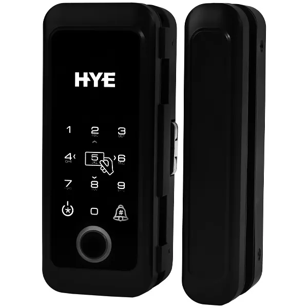 FECHADURA HYE 253J SMART DIGITAL P/VIDRO PRETO